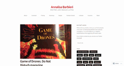 Desktop Screenshot of annalisabarbieri.com